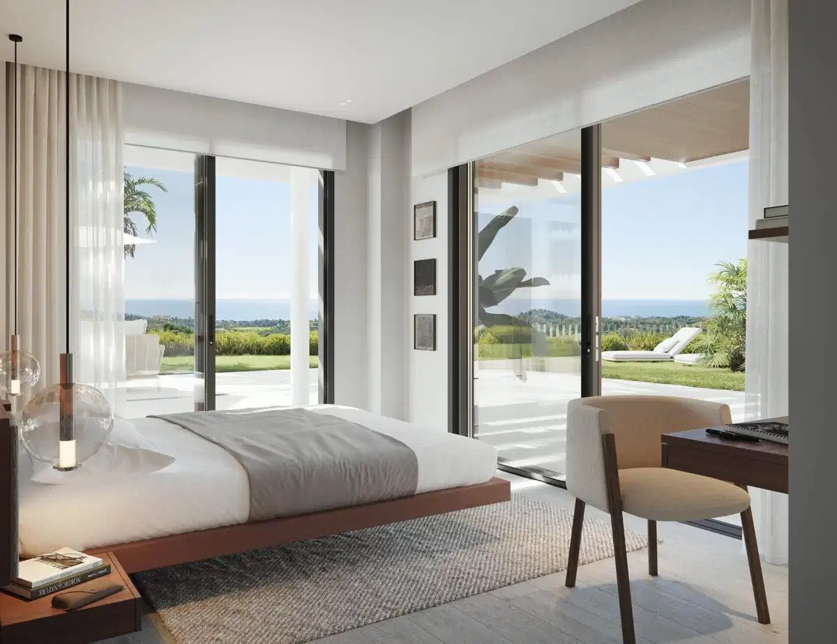 4-Zimmer, 4-Bad-Penthouse mit Panoramablick auf Meer, Berge und Golf in Cerrado del Águila Golf, Mijas