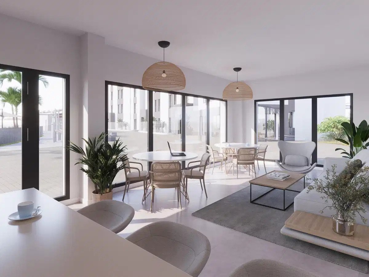 2-Zimmer, 2-Bad-Wohnung mit Panoramaterrassen und Annehmlichkeiten im Resort-Stil in Mijas