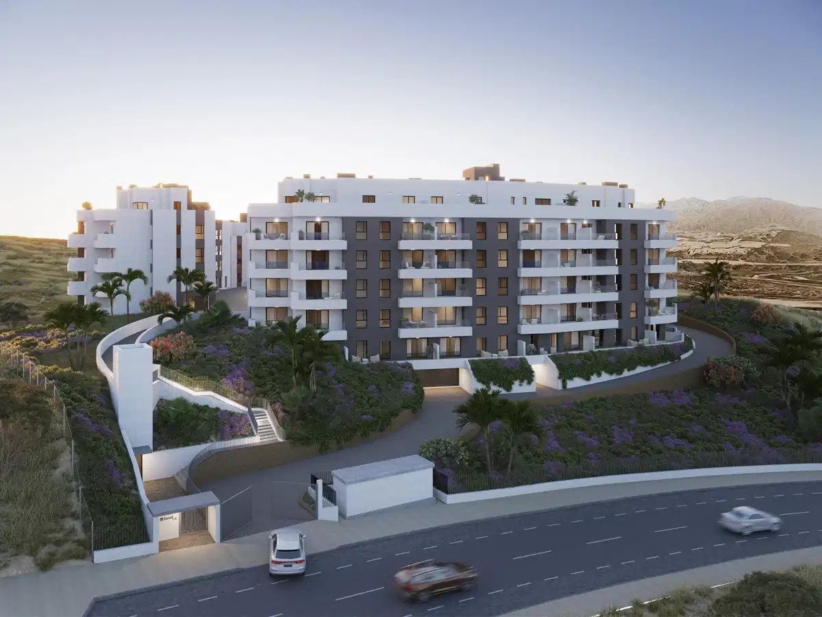 2-Zimmer, 2-Bad-Wohnung mit Panoramaterrassen und Annehmlichkeiten im Resort-Stil in Mijas