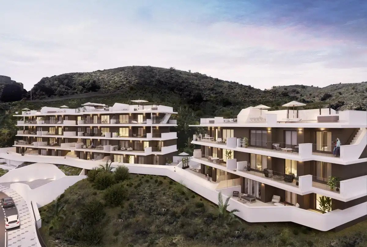 3-Zimmer, 2-Bad Erdgeschosswohnung mit Panoramablick auf das Meer in Rincón de la Victoria