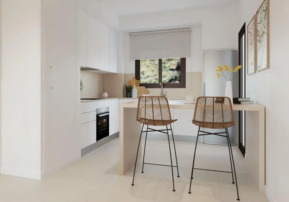 3-Zimmer, 2-Bad Erdgeschosswohnung mit Panoramablick auf das Meer in Rincón de la Victoria