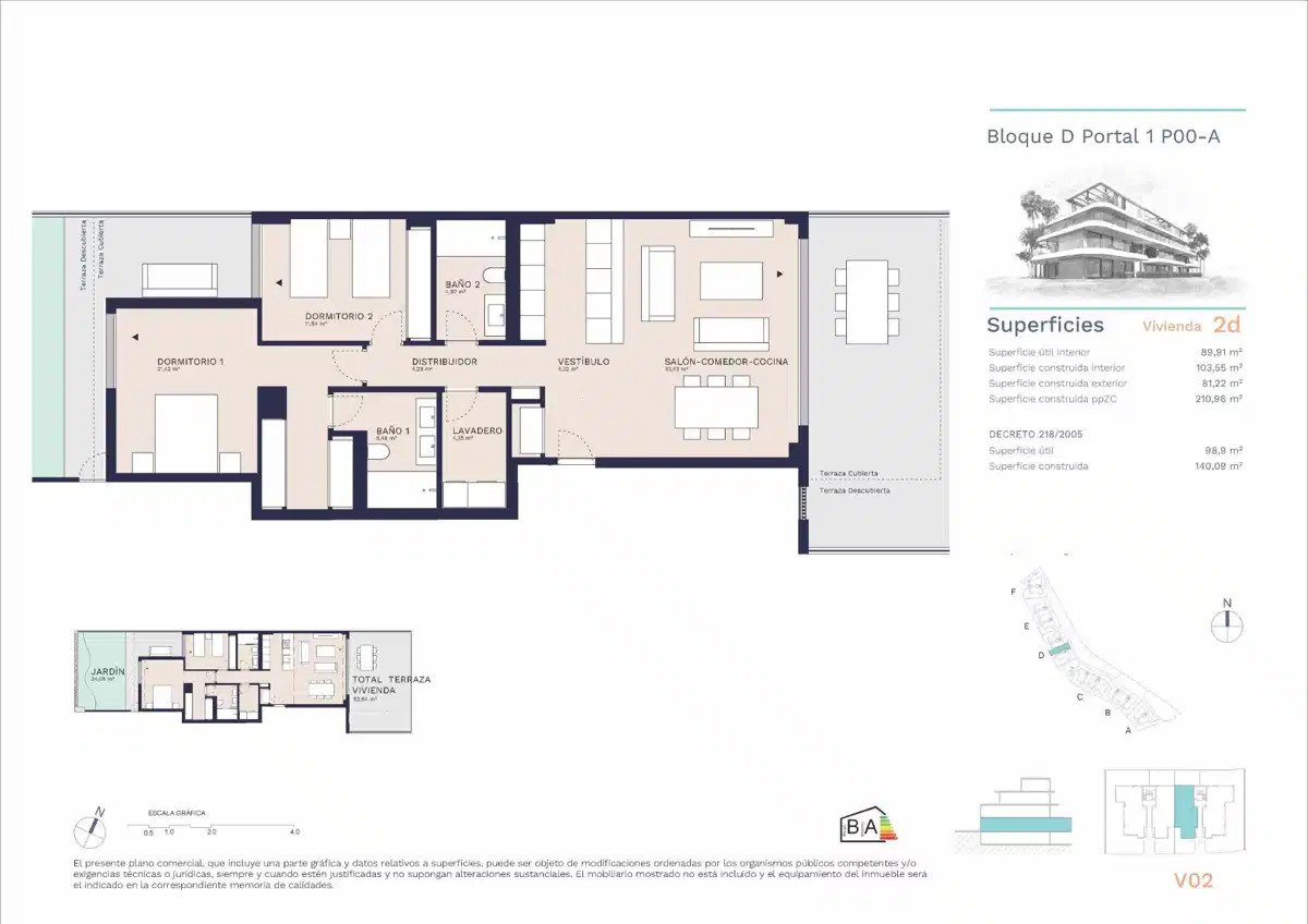 2-Zimmer, 2-Bad, Erdgeschosswohnung in Buenas Noches, Estepona – Modernes Küstenleben
