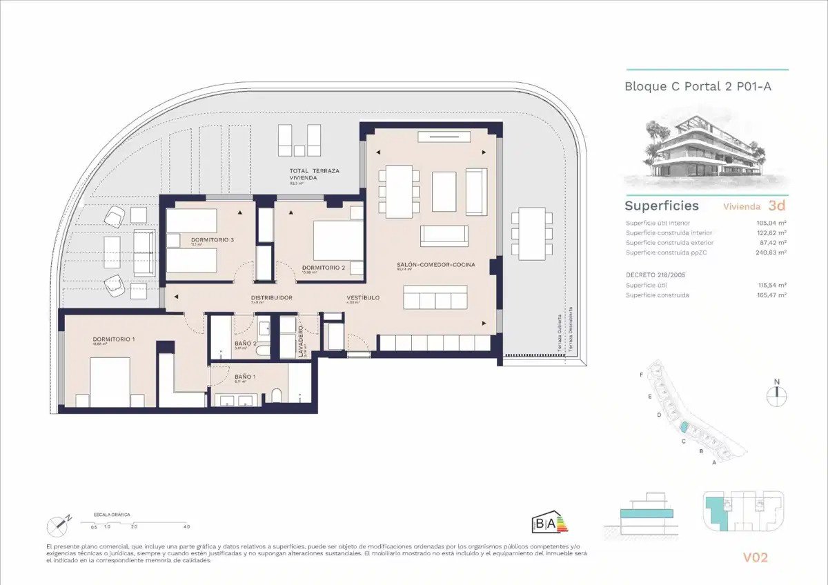 3-Zimmer, 3-Bad Wohnung in Buenas Noches, Estepona – Moderner Komplex mit Premium-Annehmlichkeiten
