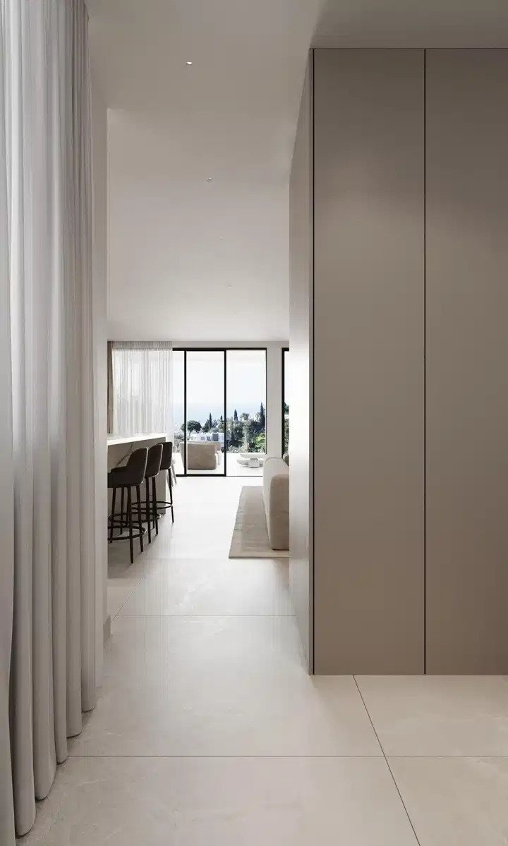 4-Zimmer, 4-Bad-Penthouse mit Panoramablick auf das Meer und luxuriösen Annehmlichkeiten in der Nähe von Estepona