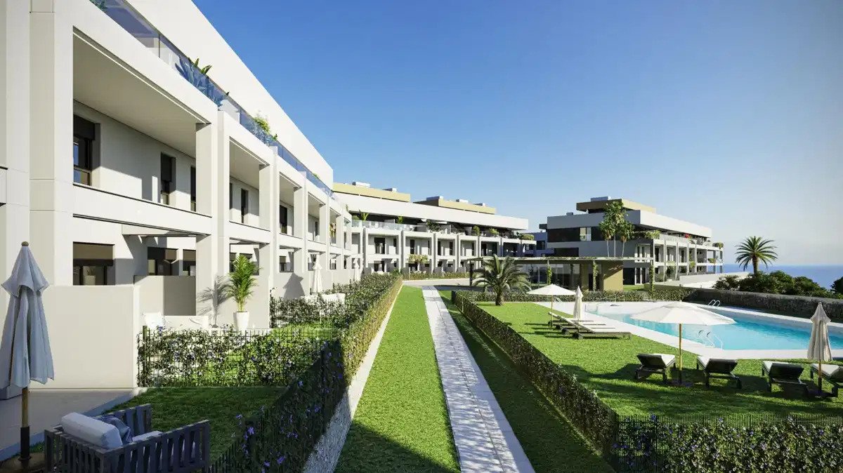 3-Zimmer, 2-Bad Penthouse mit Meerblick und Zugang zum Clubhaus in Cancelada, Estepona