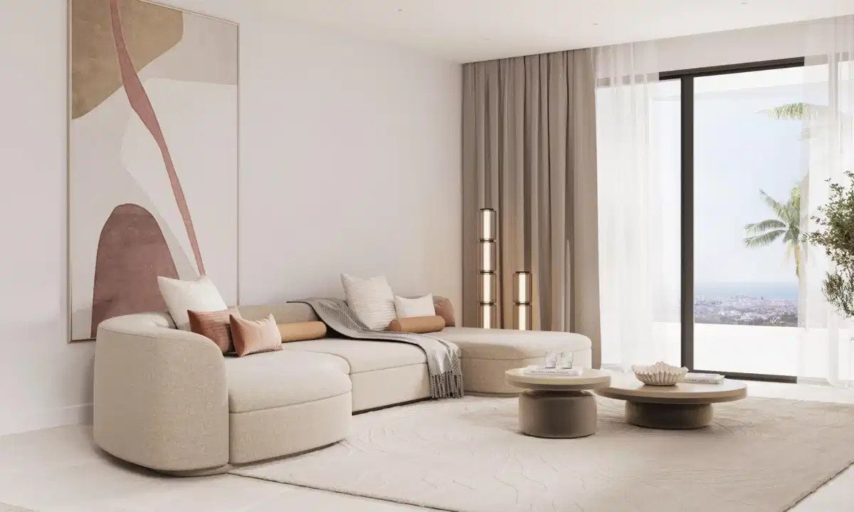 3-Zimmer, 2-Bad Wohnung im Erdgeschoss mit Meerblick und Sicherheit in der Nähe von Estepona