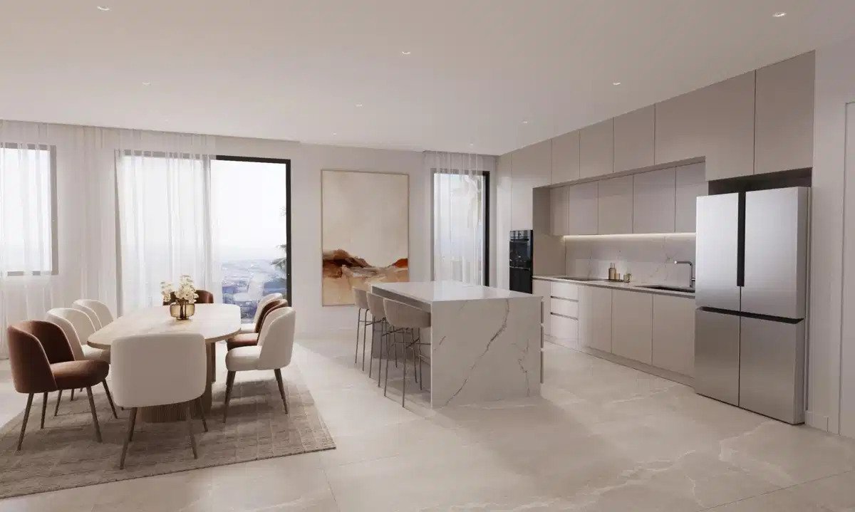 3-Zimmer, 2-Bad Wohnung im Erdgeschoss mit Meerblick und Sicherheit in der Nähe von Estepona