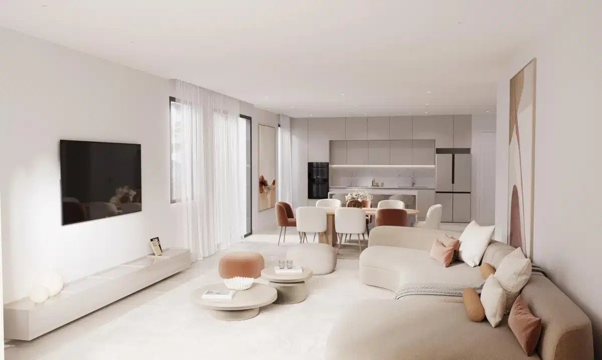 3-Zimmer, 2-Bad Wohnung im Erdgeschoss mit Meerblick und Sicherheit in der Nähe von Estepona