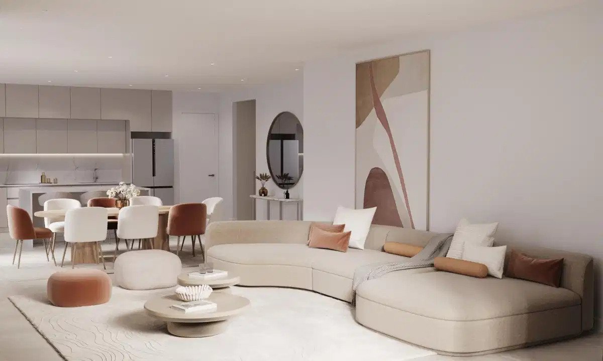 3-Zimmer, 2-Bad Wohnung im Erdgeschoss mit Meerblick und Sicherheit in der Nähe von Estepona