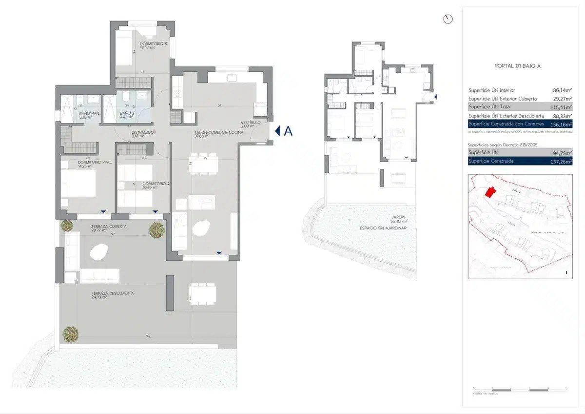 3-Zimmer, 2-Bad Wohnung im Erdgeschoss mit Panoramablick auf die Küste in der Nähe von Estepona Golf