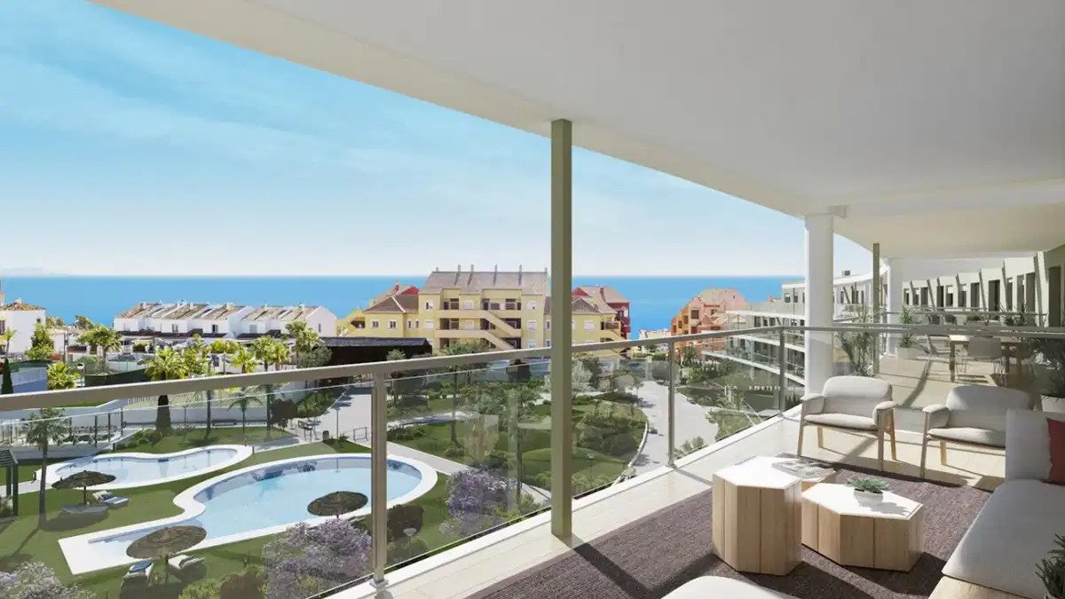 3-Zimmer, 2-Bad Penthouse mit Meerblick und Gemeinschaftsgärten in Manilva