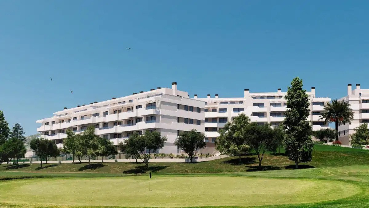 2-Zimmer, 2-Bad modernes Apartment in Mijas Golf mit Premium-Gemeinschaftseinrichtungen