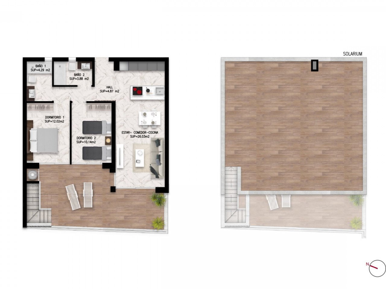 Lo Marabu Möblierte Neubau-Apartments in prominenter Gegend von Ciudad Quesada