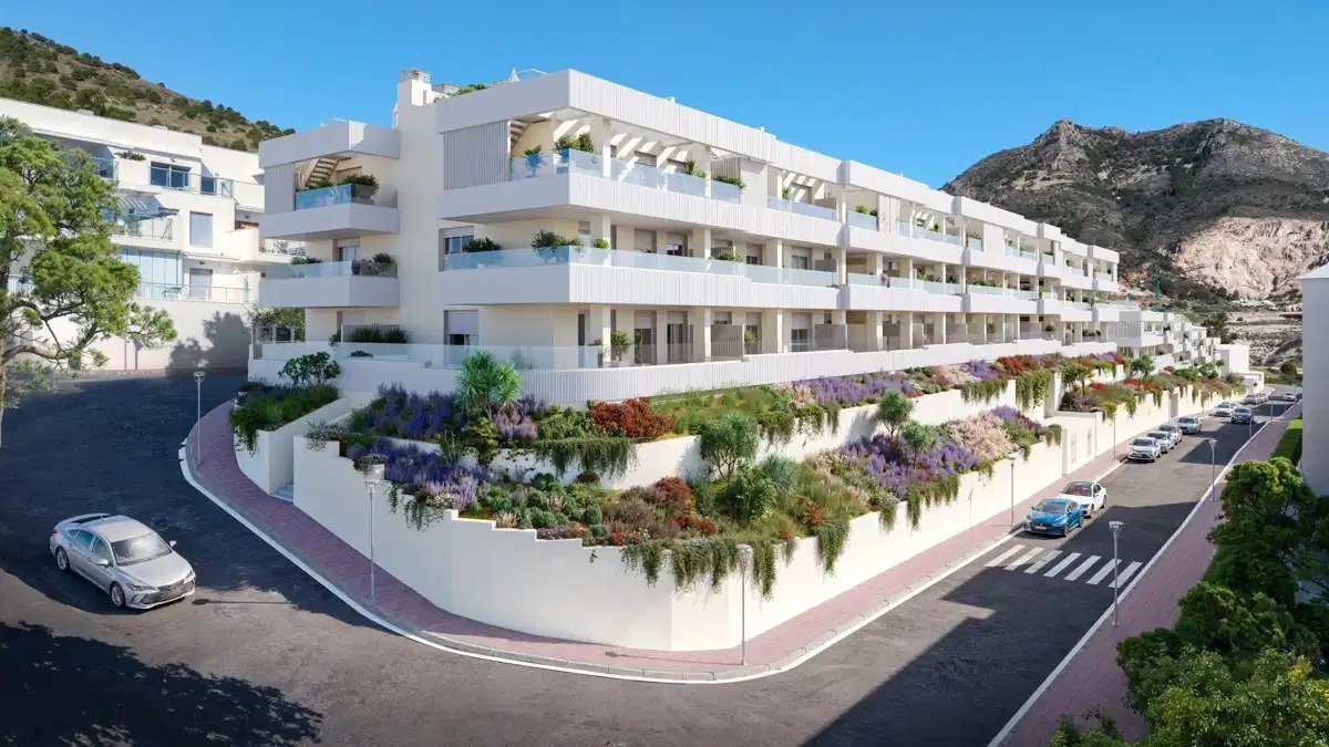 2-Zimmer, 2-Bad Modern Apartments mit Meerblick in Benalmádena Pueblo