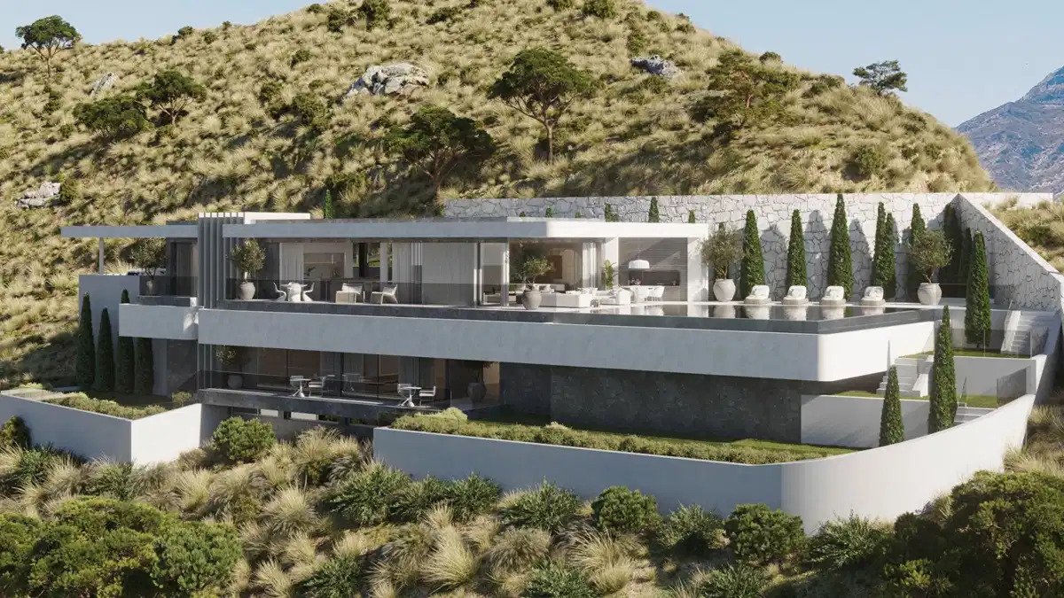 4-Zimmer, 4-Bad Villa mit Panoramablick auf das Meer in Real de La Quinta