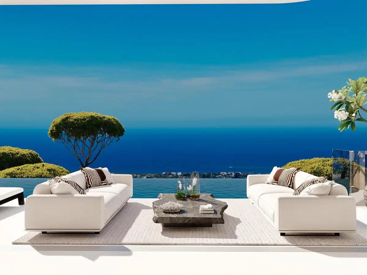 4-Zimmer, 4-Bad Villa mit Panoramablick auf das Meer in Real de La Quinta