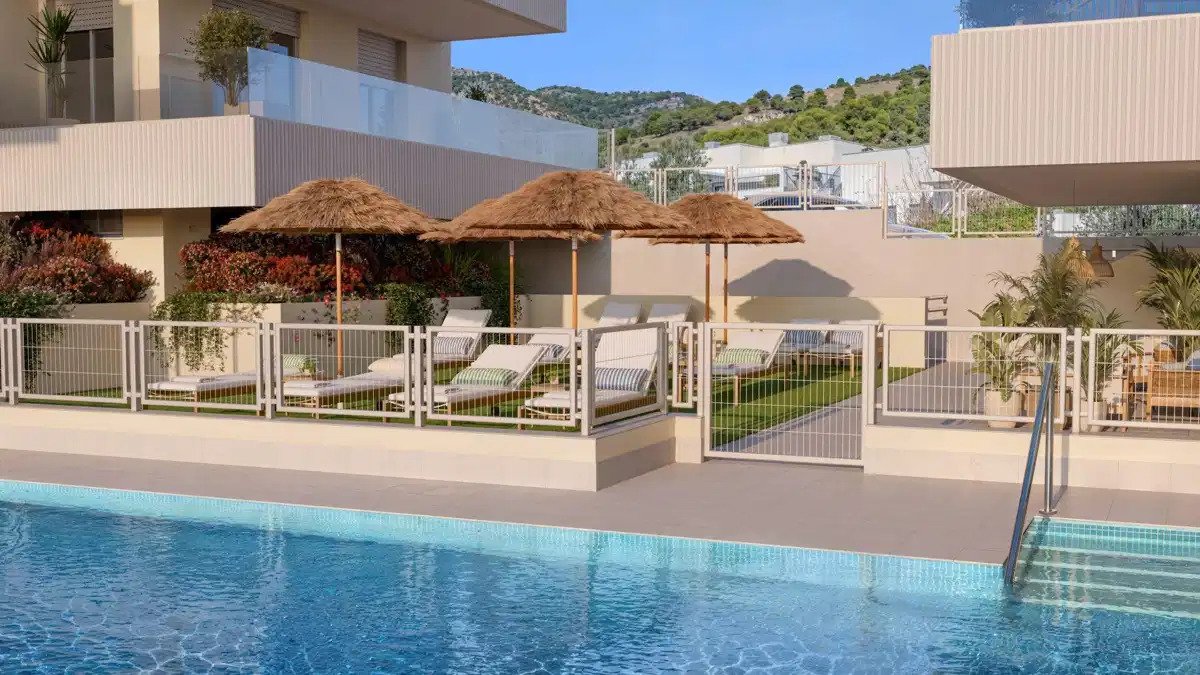3-Zimmer, 2-Bad Contemporary Apartments in Benalmádena Pueblo, Costa del Sol