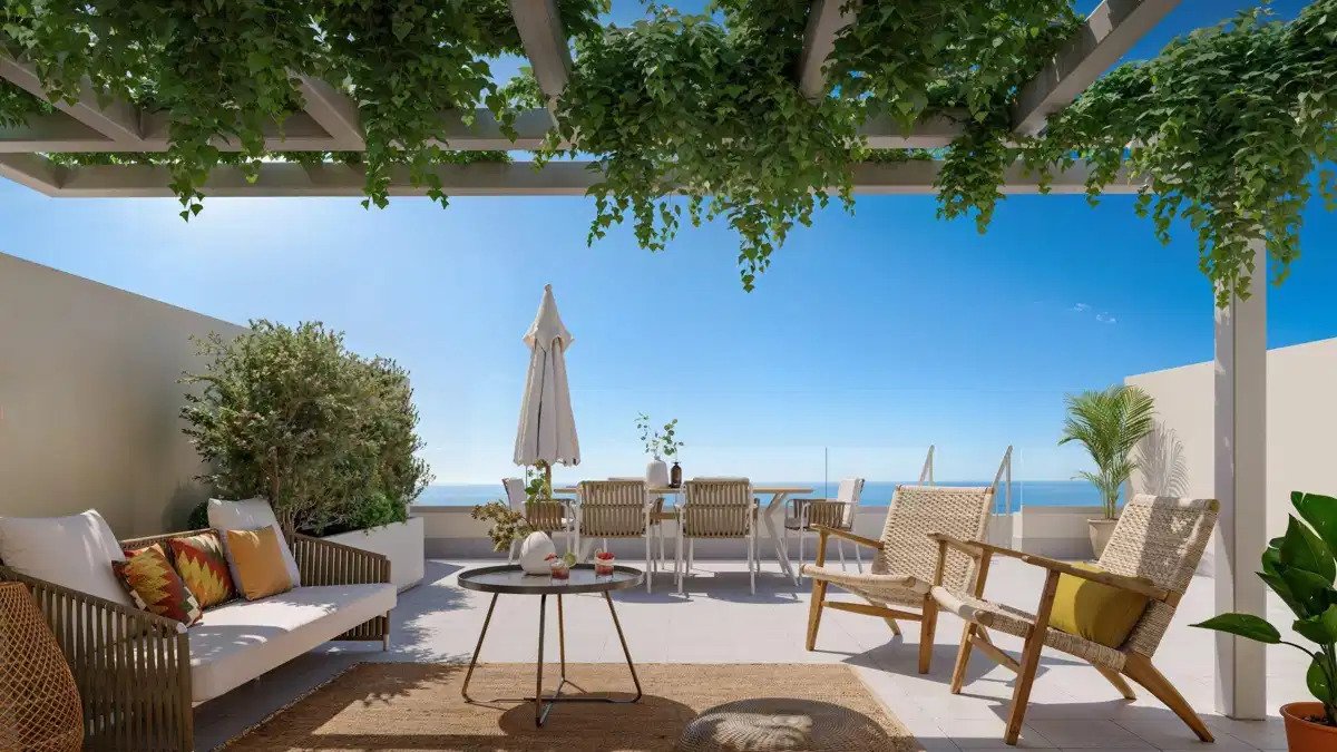 3-Zimmer, 2-Bad Contemporary Apartments in Benalmádena Pueblo, Costa del Sol