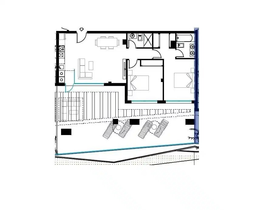 2-Zimmer, 2-Bad-Penthouse mit Panoramablick auf das Meer in Benalmádena