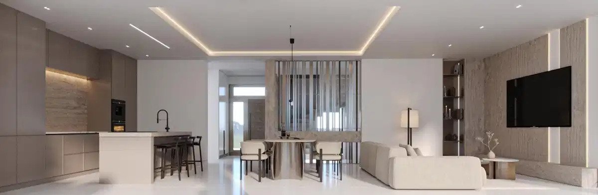 4-Zimmer, 4-Badezimmer moderne Villen nur 200 m vom Meer in Calahonda