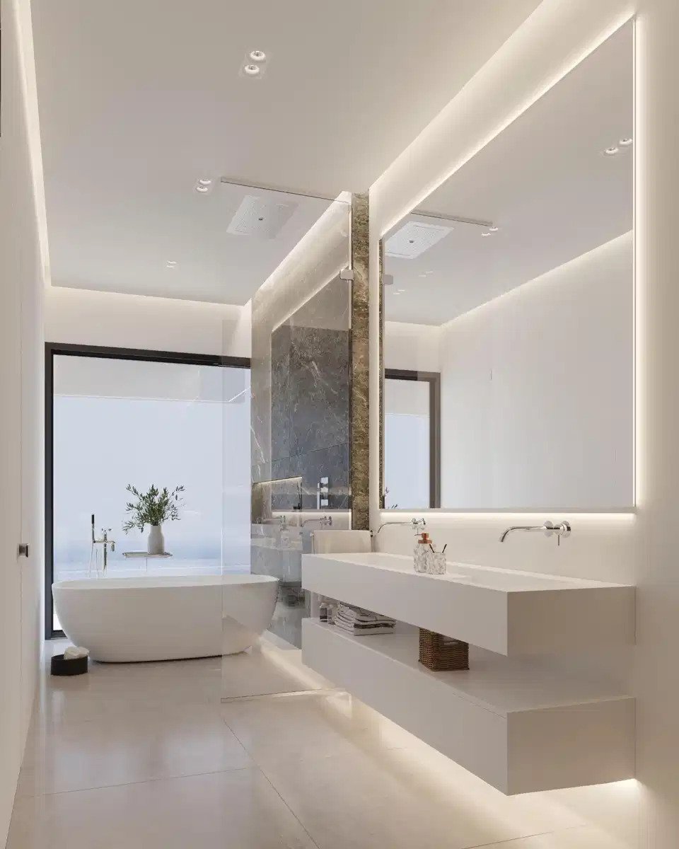 4-Zimmer, 4-Badezimmer moderne Villen nur 200 m vom Meer in Calahonda