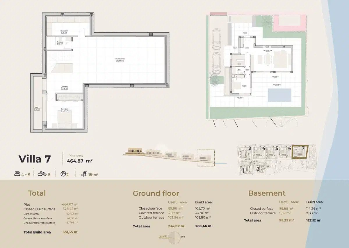 4-Zimmer, 4-Badezimmer moderne Villen nur 200 m vom Meer in Calahonda