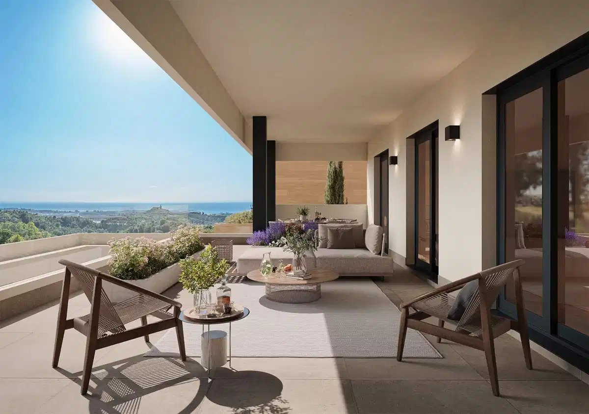 3-Zimmer, 3-Bad Penthouse mit Panoramablick auf das Mittelmeer in Marbella