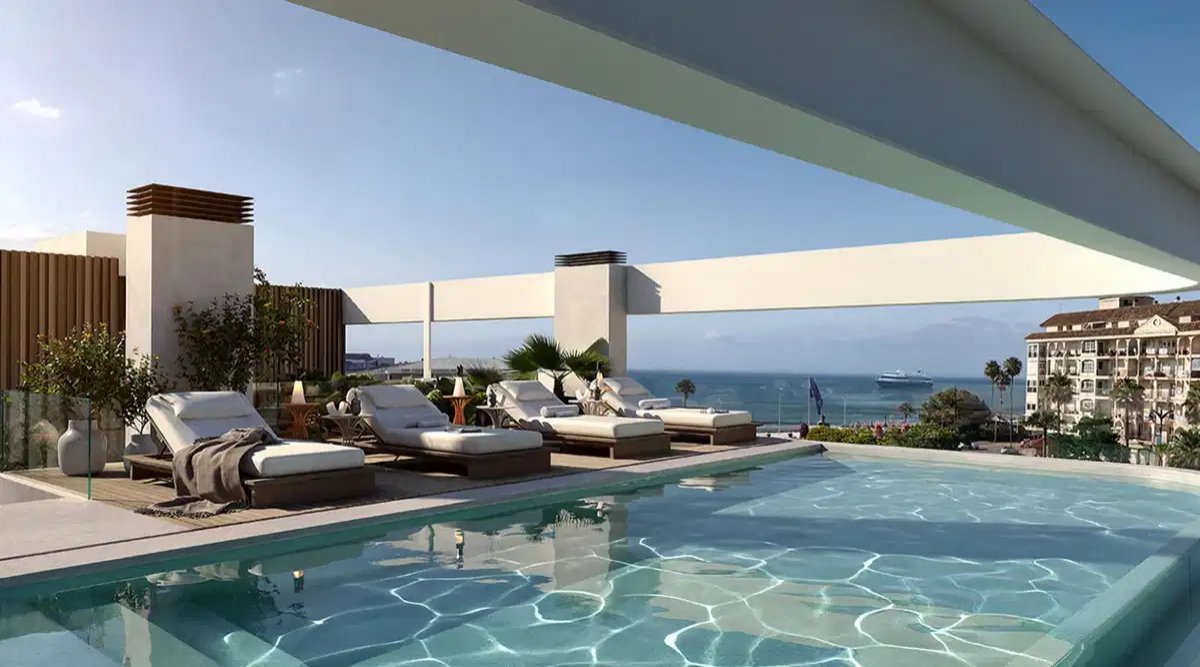 2-Zimmer, 2-Bad Boutique-Apartments im Zentrum von Estepona