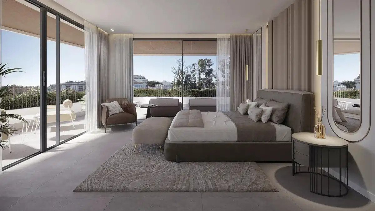 2-Zimmer, 2-Bad Luxus-Neubauwohnung mit Resort-ähnlichen Annehmlichkeiten in Marbella West