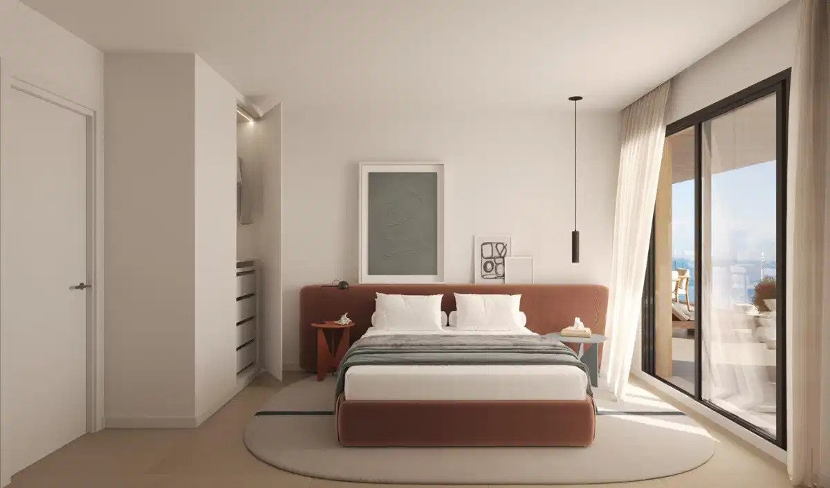 2-Zimmer, 2-Bad Wohnung mit Panoramablick auf das Meer in Carvajal, Fuengirola