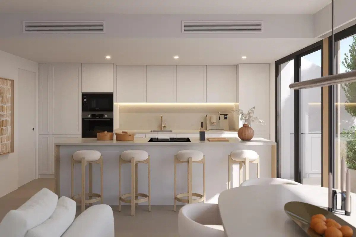 2-Zimmer, 2-Bad Wohnung mit Panoramablick auf das Meer in Carvajal, Fuengirola