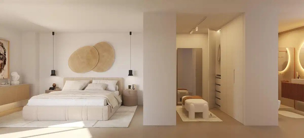 2-Zimmer, 2-Bad Wohnung mit Panoramablick auf das Meer in Carvajal, Fuengirola