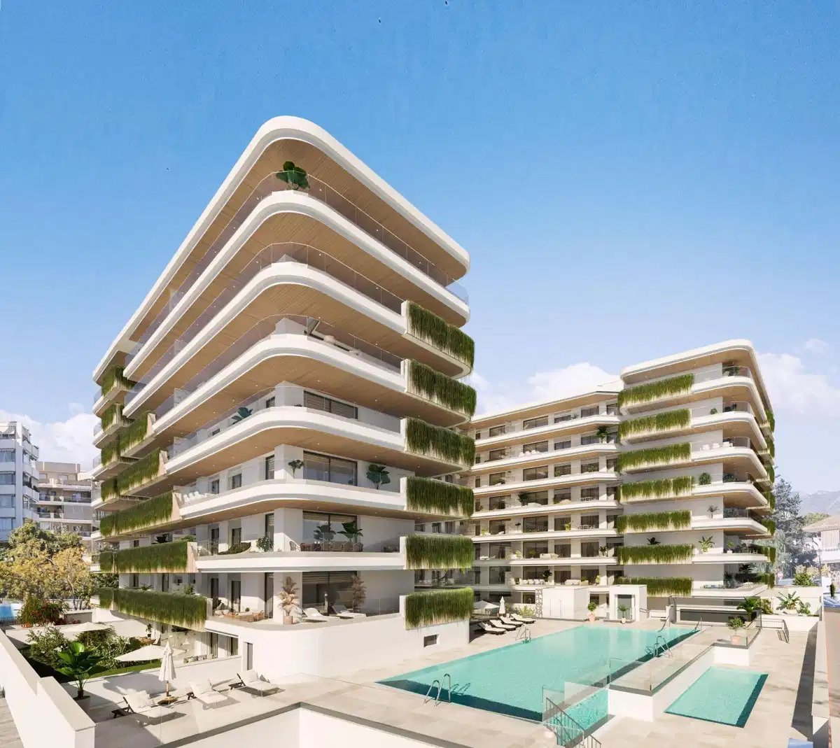 2-Zimmer, 2-Bad Wohnung mit außergewöhnlichen Annehmlichkeiten im Zentrum von Fuengirola