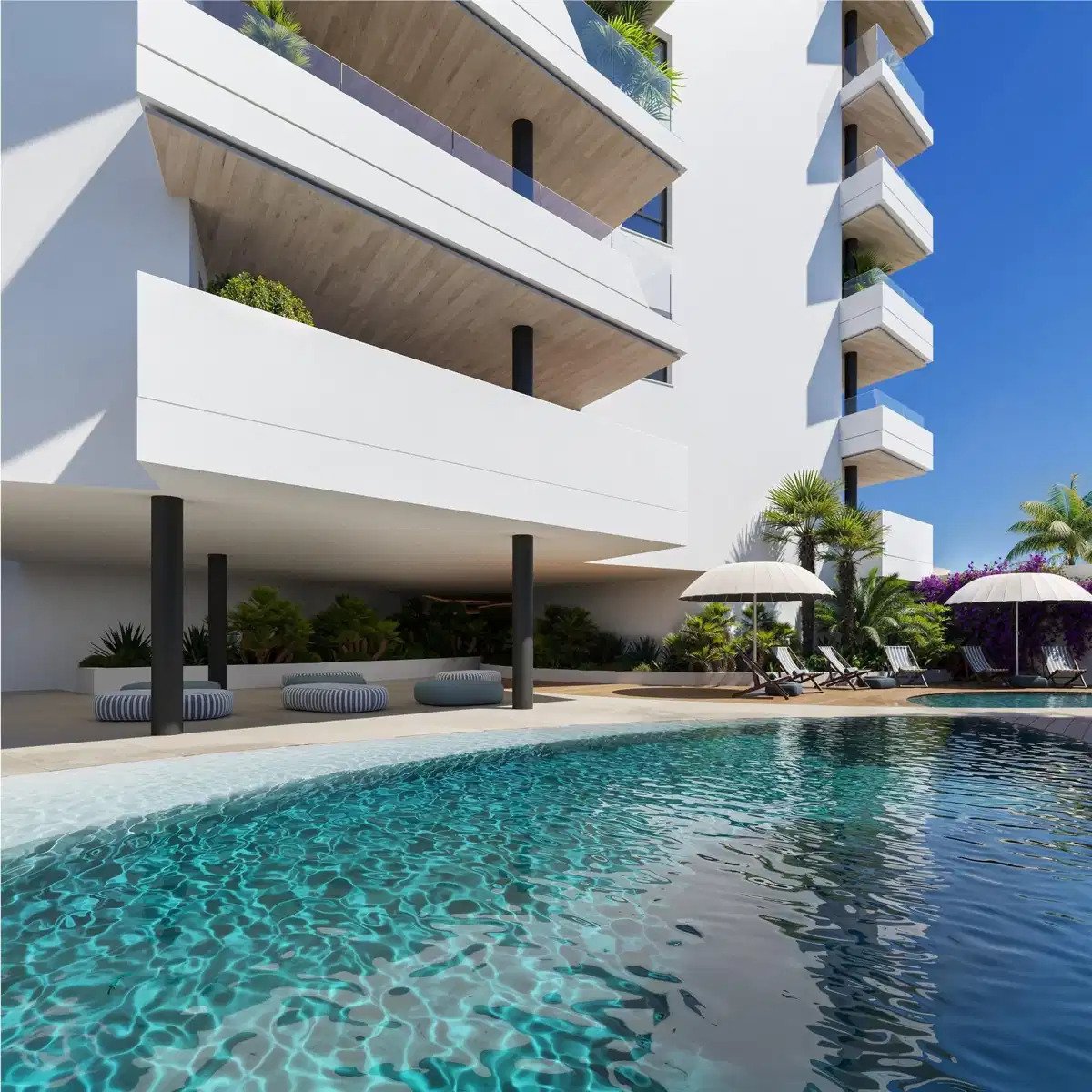 3-Zimmer, 2-Bad-Penthouse mit Panoramablick auf das Meer in Carvajal, Fuengirola
