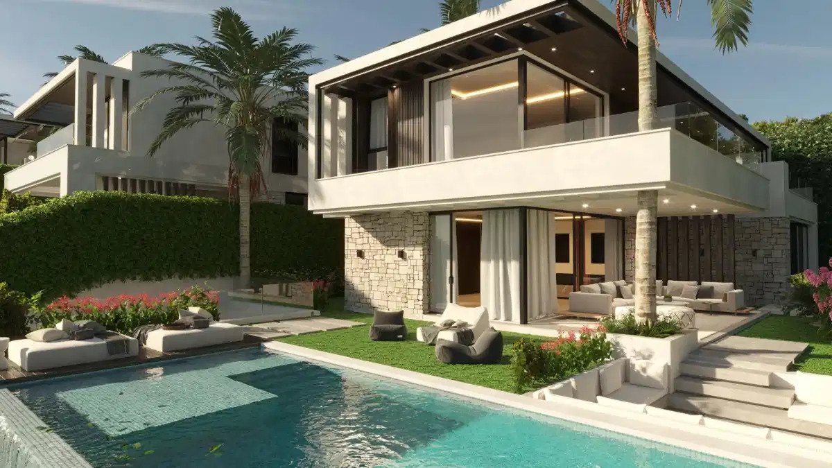 4-Schlafzimmer, 4-Badezimmer luxuriöse Villa mit Panoramablick auf Meer und Berge in La Capellanía, Benalmádena