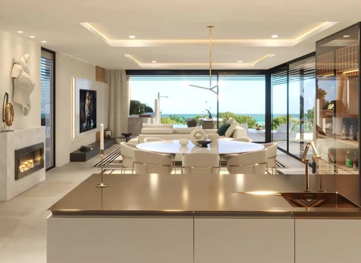 4-Schlafzimmer, 4-Badezimmer luxuriöse Villa mit Panoramablick auf Meer und Berge in La Capellanía, Benalmádena