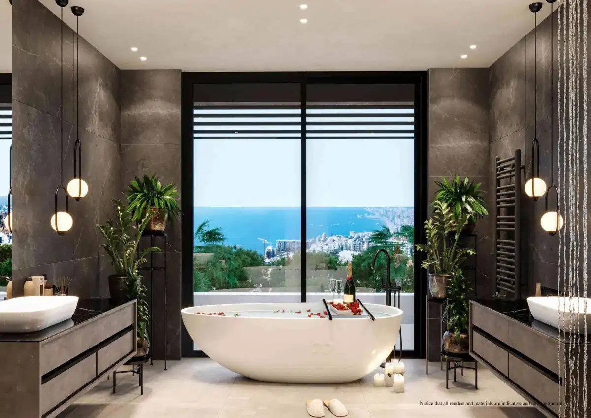 4-Schlafzimmer, 4-Badezimmer luxuriöse Villa mit Panoramablick auf Meer und Berge in La Capellanía, Benalmádena