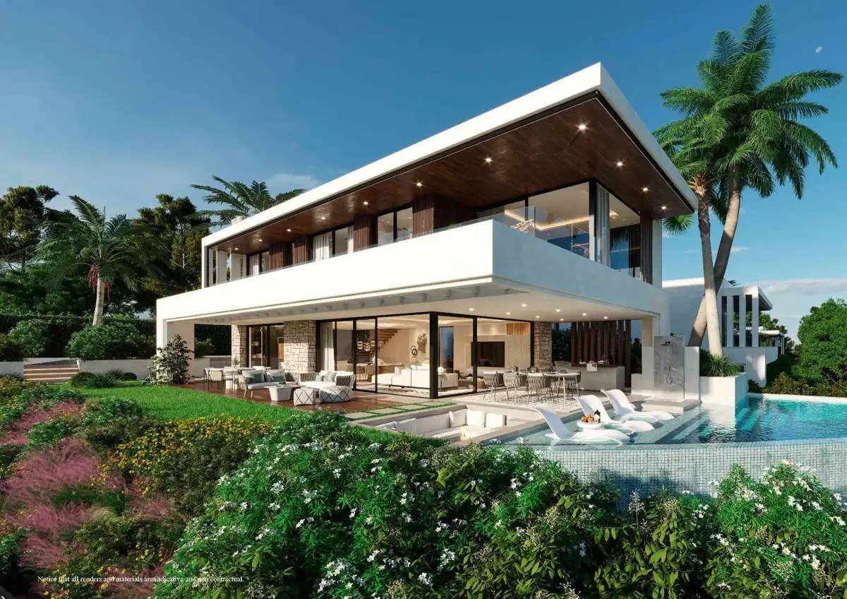 4-Schlafzimmer, 4-Badezimmer luxuriöse Villa mit Panoramablick auf Meer und Berge in La Capellanía, Benalmádena