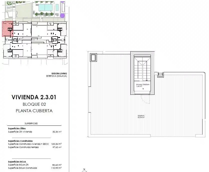 2-Zimmer, 2-Bad-Penthouse in Estepona mit großzügigen Terrassen und modernen Annehmlichkeiten