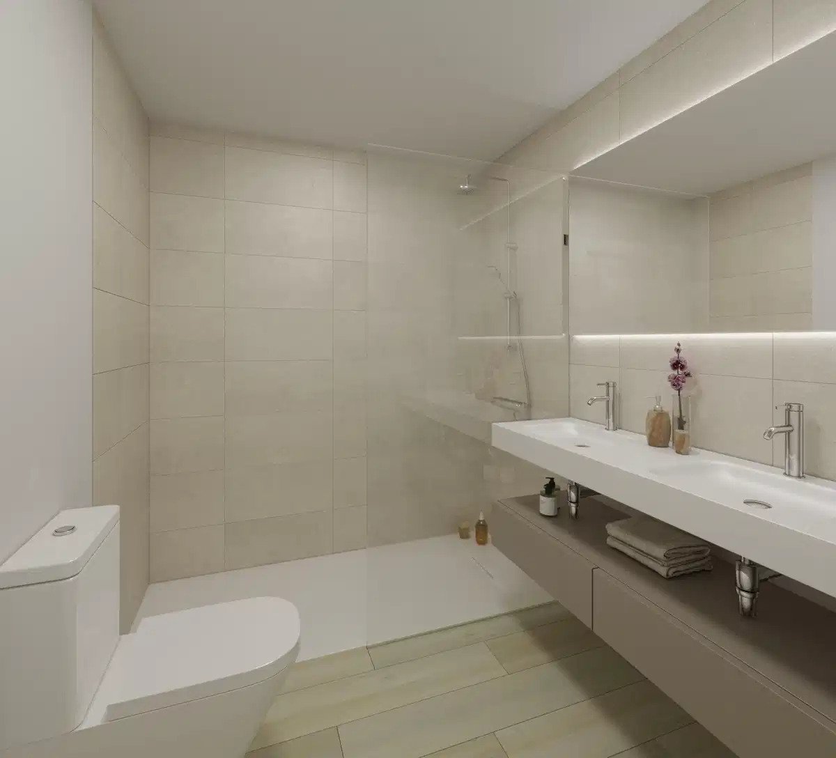 2-Zimmer, 2-Bad Wohnung in begehrtem Wohnkomplex in Torremolinos
