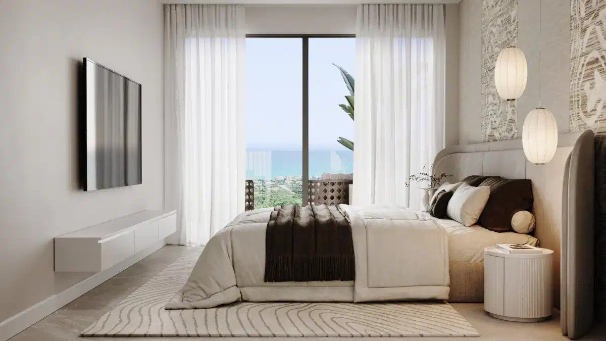 3-Schlafzimmer, 3-Badezimmer Luxusresidenzen mit Panoramablick auf das Meer in Buenavista, Mijas