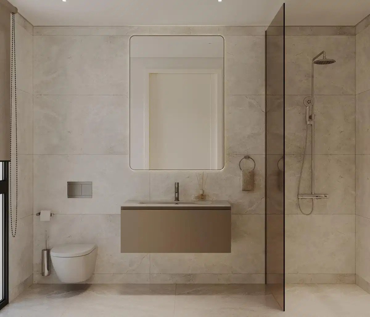 3-Schlafzimmer, 3-Badezimmer Luxusresidenzen mit Panoramablick auf das Meer in Buenavista, Mijas