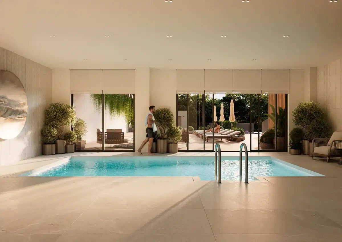 3-Schlafzimmer, 3-Badezimmer Luxusresidenzen mit Panoramablick auf das Meer in Buenavista, Mijas