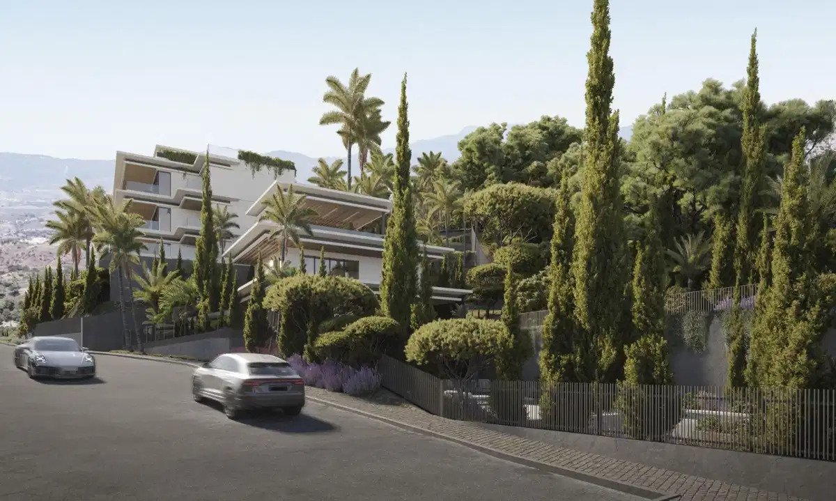3-Schlafzimmer, 3-Badezimmer Luxusresidenzen mit Panoramablick auf das Meer in Buenavista, Mijas