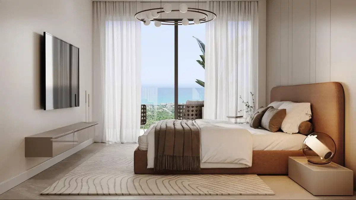 3-Zimmer, 4-Bad Luxus-Erdgeschoss-Bungalow mit Panoramablick auf das Meer in Buenavista, Mijas