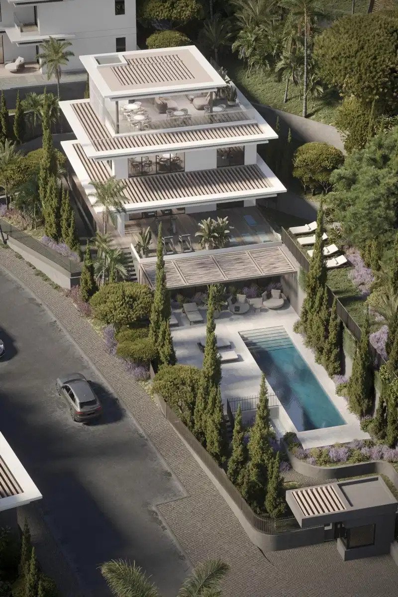 3-Zimmer, 4-Bad Luxus-Erdgeschoss-Bungalow mit Panoramablick auf das Meer in Buenavista, Mijas
