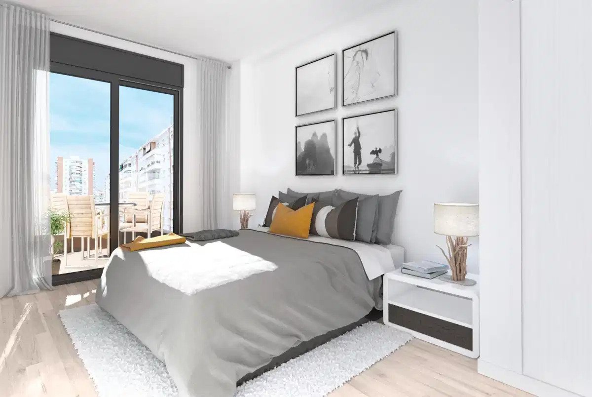 1-Zimmer, 1-Bad Wohnung mit großzügiger Terrasse und modernem Design im Zentrum von Málaga