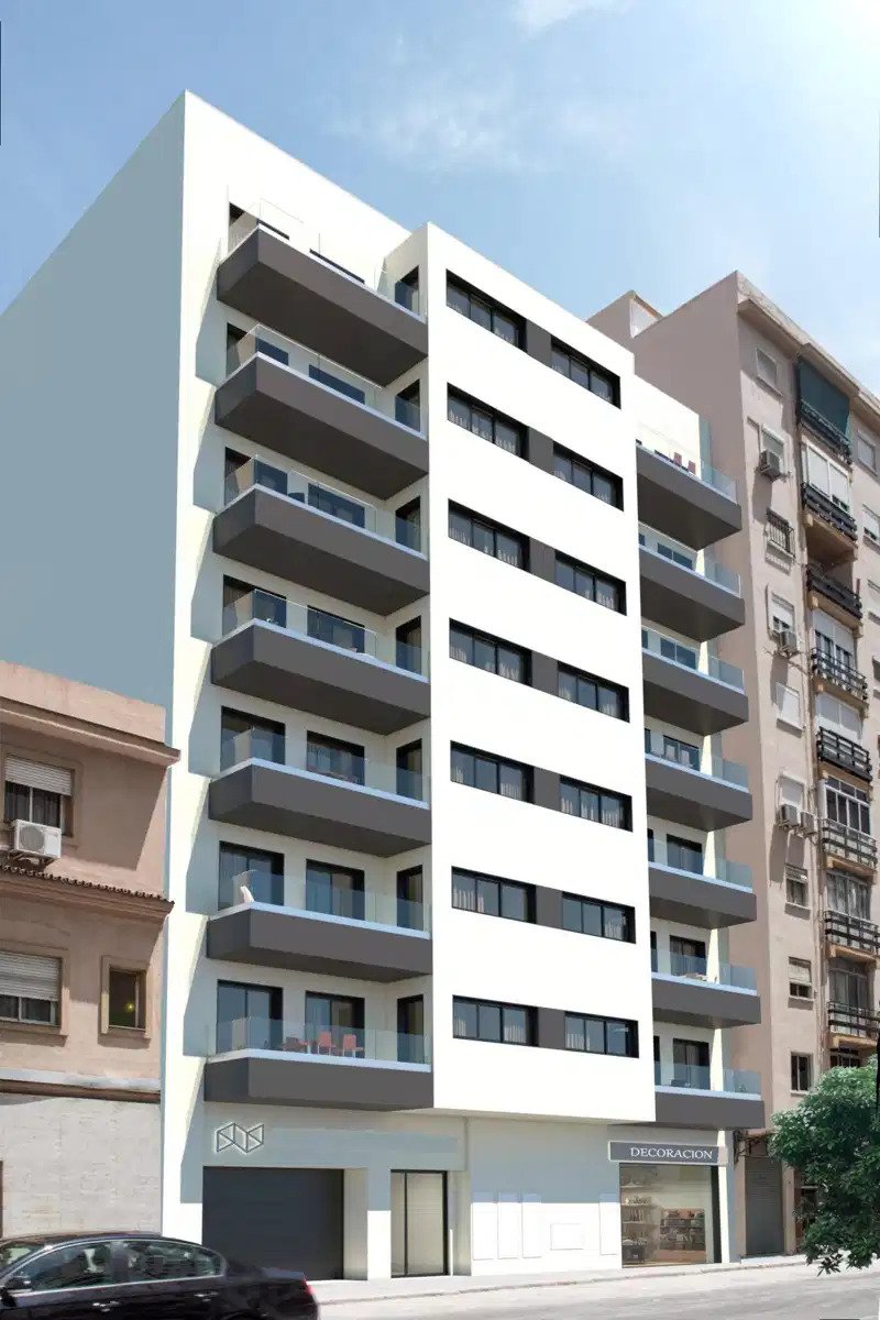 2-Zimmer, 2-Bad-Wohnung mit großzügigen Terrassen und modernem Design im Zentrum von Málaga