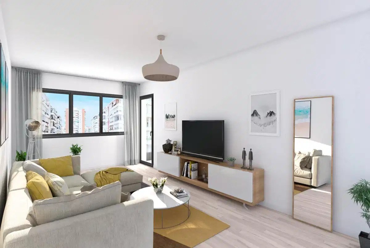 2-Zimmer, 2-Bad-Wohnung mit großzügigen Terrassen und modernem Design im Zentrum von Málaga