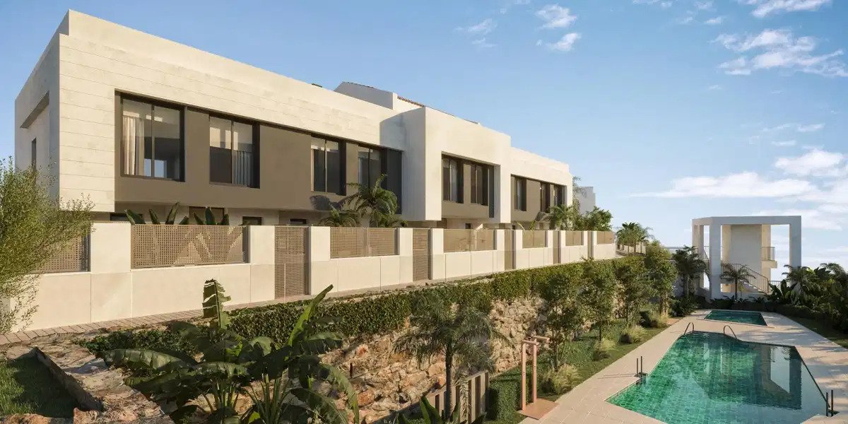 2-Zimmer, 2-Bad Townhouse mit Panoramablick auf das Meer in der Nähe des Miraflores Golfplatzes, Calahonda